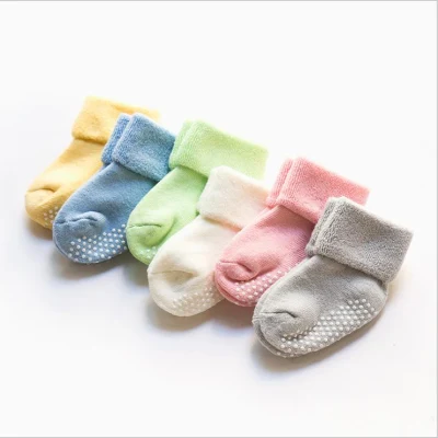 Baby Socks Anti Slip Newborn Girl Baby Knee High Crawling Socks